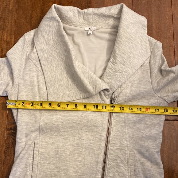 Helmut Lang Gray Asymmetric Jacket Sz Small - Picture 7 of 13